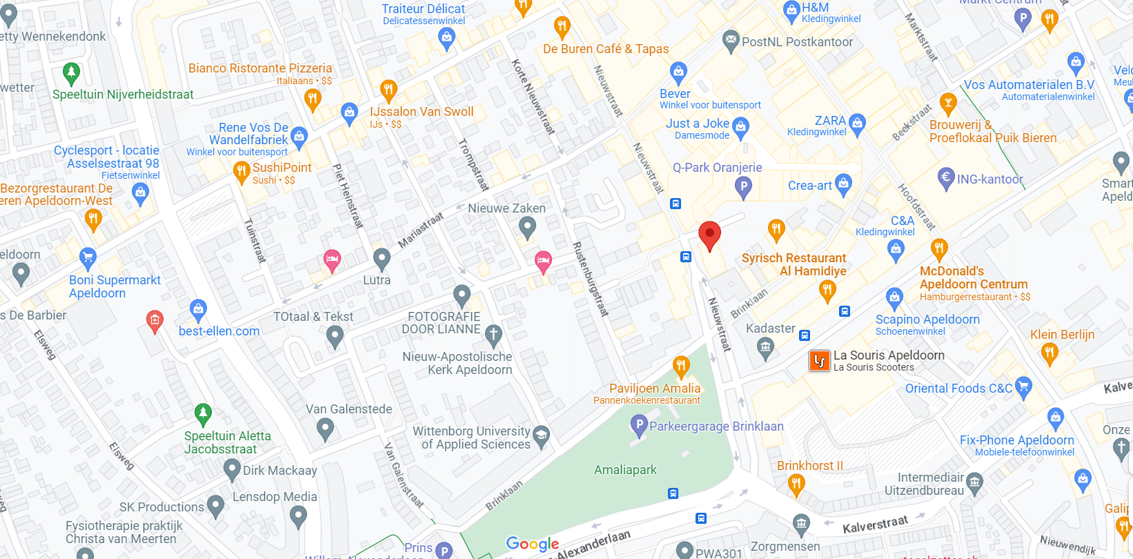 VOORBEELD GOOGLE MAP